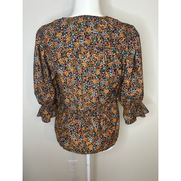 Free People Floral Button-Up Top - Multicolor - Picture 5 of 10